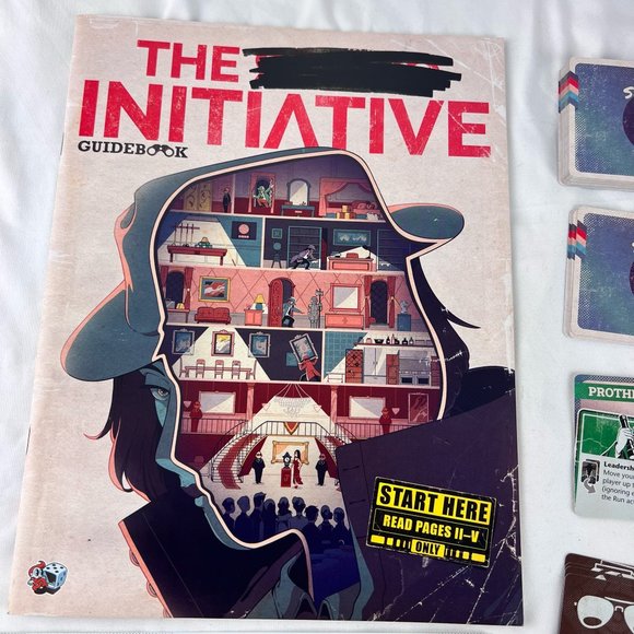 The Initiative Board Game Unexpected Games New Open Box Complete Sleeved - Picture 12 of 16